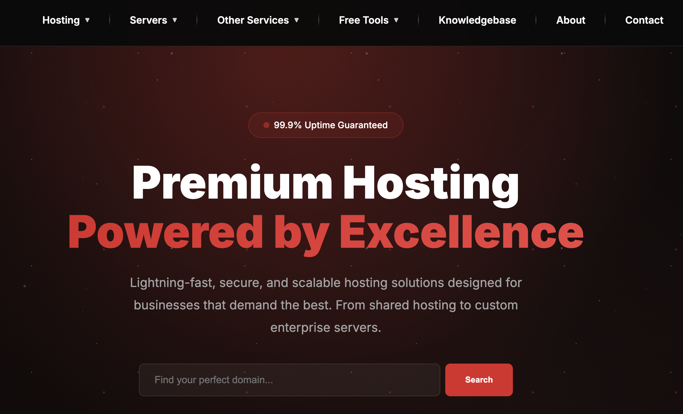 Go Red Robot Hosting